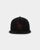 New Era Los Angeles Dodgers "Scarlet Bottom" 59FIFTY Fitted Black/Scarlet