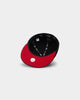 New Era Los Angeles Dodgers "Scarlet Bottom" 59FIFTY Fitted Black/Scarlet
