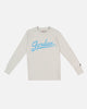 Jordan Kids' Major League Jordan Script Long Sleeve T-Shirt Pure Platinum Heather Grey