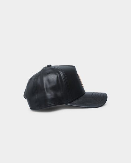 New Era Pittsburgh Pirates "Black Tan PU Leather" 9FORTY K-Frame Snapback Black/Tan