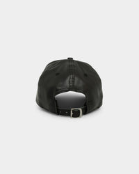 New Era New York Yankees 'PU Leather' 9FORTY K-Frame Strapback Black Leather