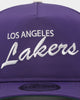 New Era Los Angeles Lakers 'OTC Chrome Prolight' Golfer Snapback Purple