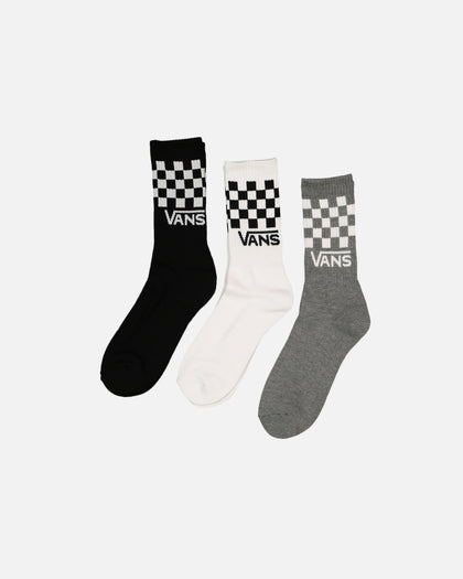 Vans Classic Check Crewcut Socks 3 Pack (US6.5 - 9) Multi