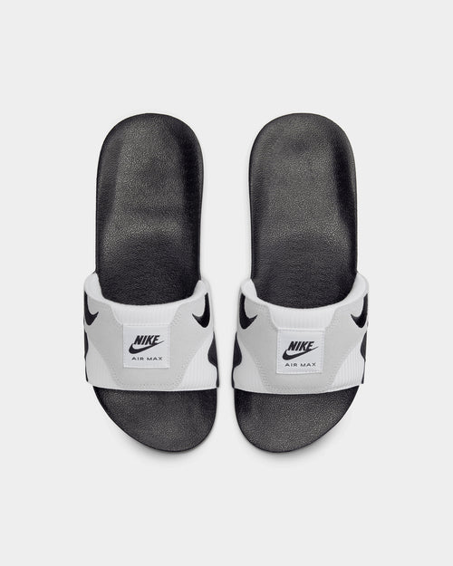 Nike Air Max 1 Slides White/Black/Light Neutral Grey