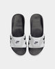 Nike Air Max 1 Slides White/Black/Light Neutral Grey