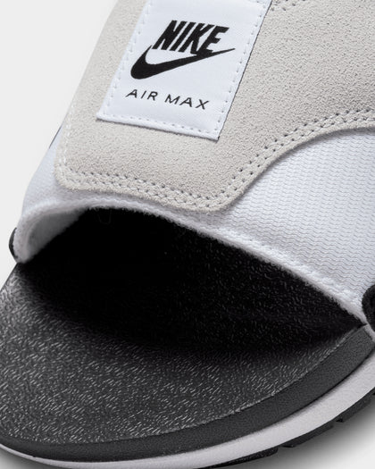 Nike Air Max 1 Slides White/Black/Light Neutral Grey