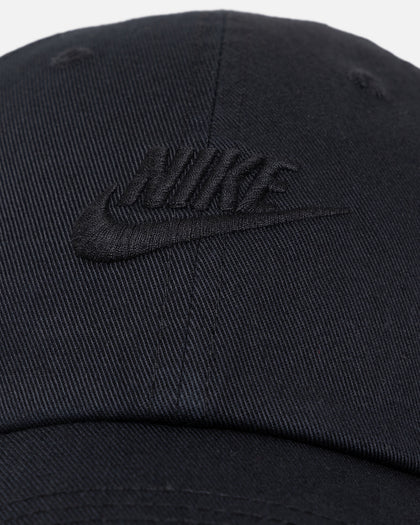 Nike Club Unstructured Futura Wash Cap Black/Black
