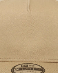 New Era 9FORTY A-Frame Snapback Tumbleweed/White