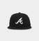 New Era Atlanta Braves 59FIFTY Fitted Black/White