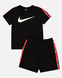Nike Kids' Sportswear Club Poly Short Set Black