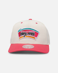 Mitchell & Ness San Antonio Spurs Go Team Go OG Snapback Vintage Cream