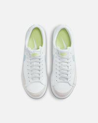 Nike Women's Blazer Low Platform White/Blue Tint