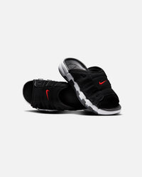Nike Air More Uptempo Slides Black/White