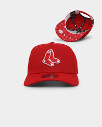 New Era Boston Red Sox 'Fairisle' 9FORTY K-Frame Snapback Red/White