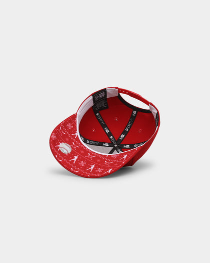 New Era Boston Red Sox 'Fairisle' 9FORTY K-Frame Snapback Red/White