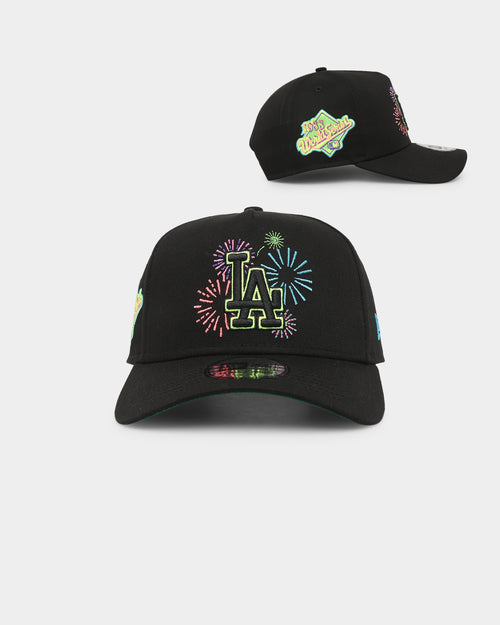 New Era Los Angeles Dodgers 'New Year's Eve' 9FORTY A-Frame Snapback Black