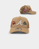 New Era Atlanta Braves 'World Series Multi Logo' 9FORTY K-Frame Snapback Tumbleweed