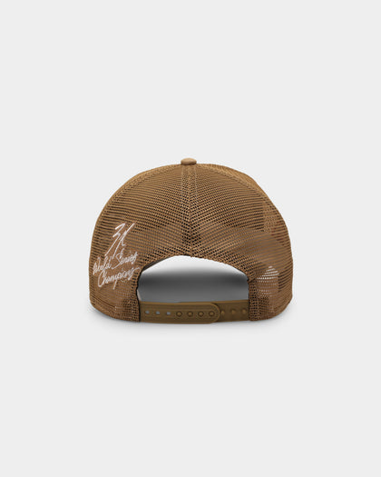 New Era Atlanta Braves 'World Series Multi Logo' 9FORTY K-Frame Snapback Tumbleweed