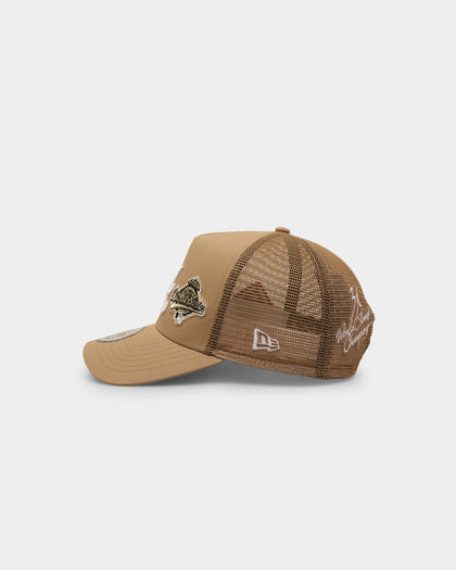 New Era Atlanta Braves 'World Series Multi Logo' 9FORTY K-Frame Snapback Tumbleweed