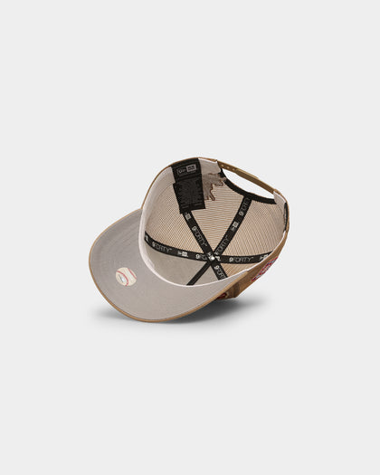 New Era Atlanta Braves 'World Series Multi Logo' 9FORTY K-Frame Snapback Tumbleweed