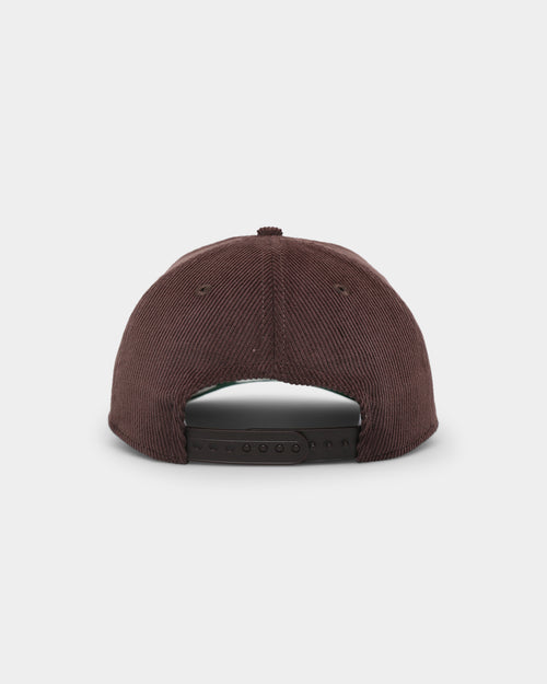 New Era San Diego Padres 'Throwback Corduroy' Golfer Snapback Dark Brown