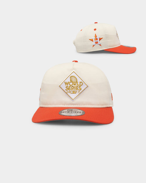 New Era Houston Astros '2010's World Series Through The Decades' 2017 World Series Golfer Snapback Chrome White