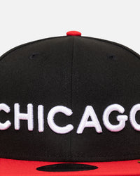 New Era Chicago Bulls NBA City Edition 9FIFTY Snapback Black