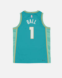 Nike Kids' Charlotte Hornets LaMelo Ball City Edition 2023/24 Swingman Jersey Rapid Teal