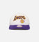 Mitchell & Ness Los Angeles Lakers History Origin Snapback White/Purple