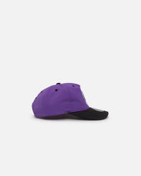 Mitchell & Ness Charlotte Hornets Nylon Deadstock 2-Tone Snapback Neon Purple/Black