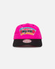 Mitchell & Ness San Antonio Spurs Nylon Deadstock 2-Tone Snapback Neon Pink/Black