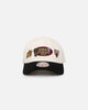 Mitchell & Ness NBA Finals Seattle Supersonics and Chicago Bulls Pro Crown Snapback White Cream/Black