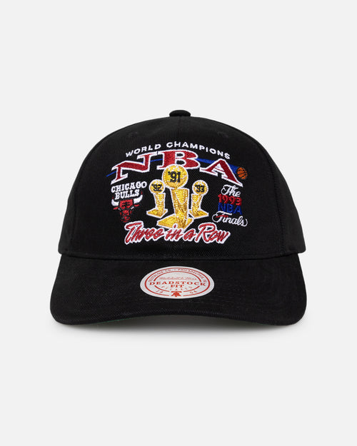 Mitchell & Ness Chicago Bulls NBA Finals Pro Crown Snapback Black