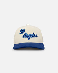 Mitchell & Ness Los Angeles Lakers Go Team Go OG Corduroy Snapback Light Cream/Blue