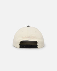 Mitchell & Ness Philadelphia 76ers Go Team Go OG Corduroy Snapback Light Cream/Black