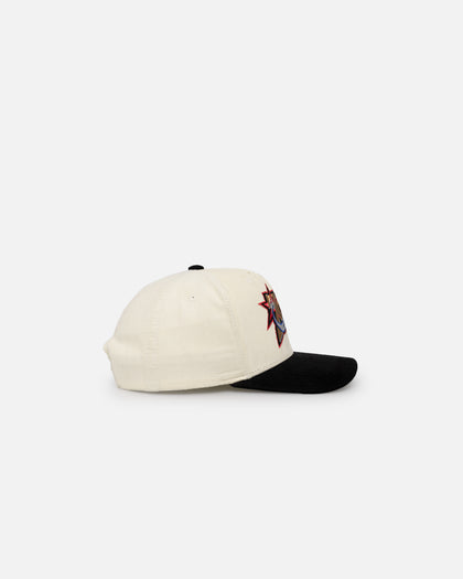Mitchell & Ness Philadelphia 76ers Go Team Go OG Corduroy Snapback Light Cream/Black