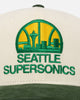 Mitchell & Ness Seattle SuperSonics Go Team Go OG Corduroy Snapback Light Cream/Green