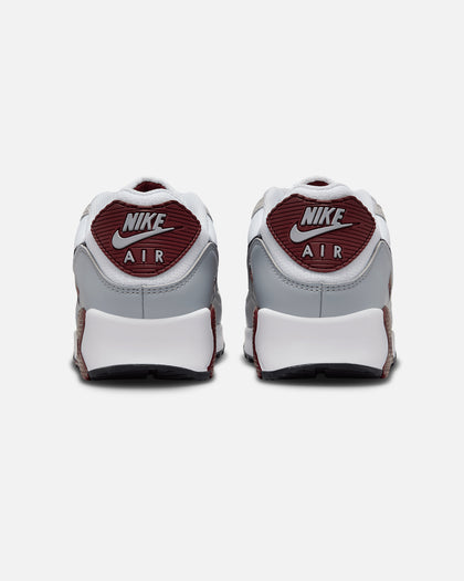 Nike Air Max 90 White/Black-Dark Team Red