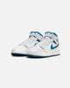 Jordan Kid's Air Jordan 1 Mid SE (GS) White/Industrial Blue
