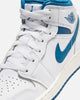 Jordan Kid's Air Jordan 1 Mid SE (GS) White/Industrial Blue