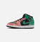 Jordan Kids' Air Jordan 1 Mid SE (GS) Black/Pine Green