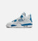 Jordan Kids' Air Jordan 4 Retro (GS) "Industrial Blue" Off White/Industrial Blue