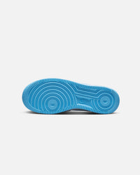 Nike Kids' Air Force 1 (GS) White/Aquarius Blue