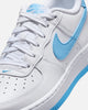 Nike Kids' Air Force 1 (GS) White/Aquarius Blue