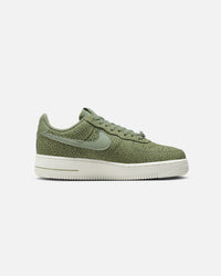 Nike Women's Air Force 1 '07 Premium Sesame/Oil Green