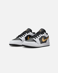 Jordan Kids' Air Jordan 1 Low (GS) White/Metallic