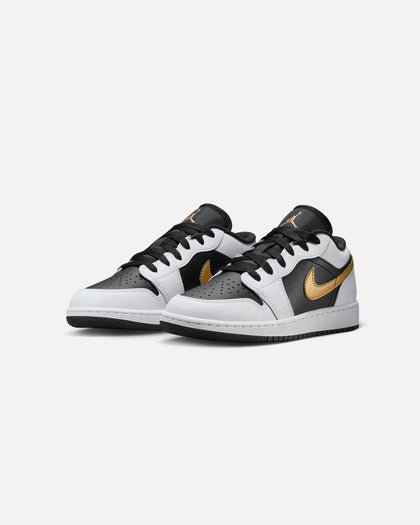 Jordan Kids' Air Jordan 1 Low (GS) White/Metallic