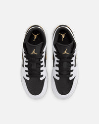 Jordan Kids' Air Jordan 1 Low (GS) White/Metallic