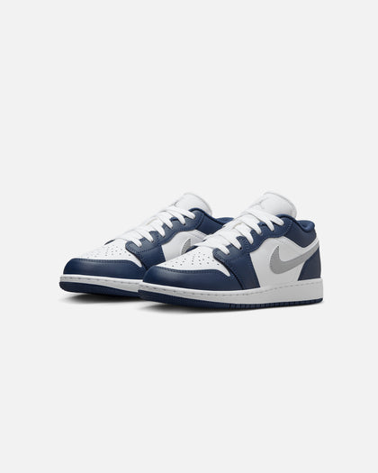 Jordan Kids' Air Jordan 1 Low (GS) White/Wolf Grey
