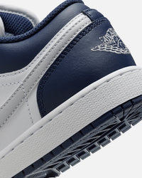 Jordan Kids' Air Jordan 1 Low (GS) White/Wolf Grey